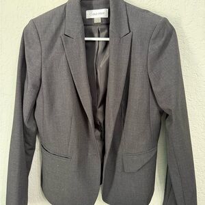 Calvin Klein Women's Charcoal Blazer